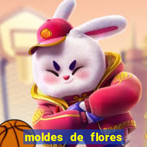 moldes de flores gigantes para imprimir